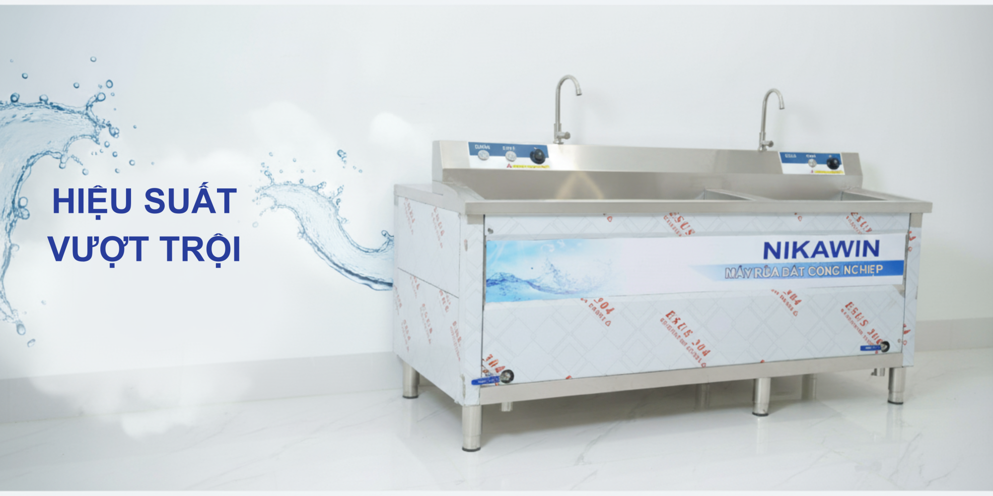 Máy rửa bát sóng siêu âm NIKAWIN